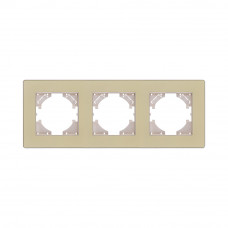 Рамка 3-постовая, золотой Kollinger Eleganz Acryl EA3GD