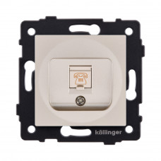 Розетка телефонная RJ11, золотой Kollinger REA-009GD для Aspekt, Eleganz, Reflex