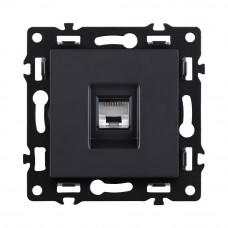 Розетка Ethernet RJ45 Cat.6, черный Kollinger Asthetik AS-017BK