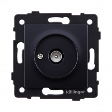 Розетка TV (папа), черный Kollinger REA-007BK для Aspekt, Eleganz, Reflex