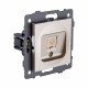 Розетка телефонная RJ11, золотой Kollinger REA-009GD для Aspekt, Eleganz, Reflex