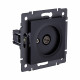 Розетка TV (папа), черный Kollinger REA-007BK для Aspekt, Eleganz, Reflex