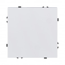 Выключатель 1-клавишный проходной 10А/250В, белый глянцевый Kollinger Eclipse EC-002WG