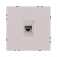 Розетка Ethernet RJ45 Cat.6, кашемир матовый Kollinger Eclipse EC-017CM
