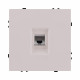 Розетка Ethernet RJ45 Cat.6, кашемир матовый Kollinger Eclipse EC-017CM