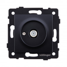 Розетка спутниковая SAT, черный Kollinger REA-020BK для Aspekt, Eleganz, Reflex