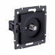 Розетка спутниковая SAT, черный Kollinger REA-020BK для Aspekt, Eleganz, Reflex