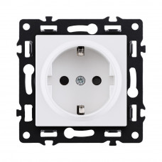 Розетка штепсельная SCHUKO 16A/250 В, белый Kollinger Asthetik AS-014WH