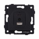 Розетка USB A+C 20W, черный матовый Kollinger REA-037BM для Aspekt, Eleganz, Reflex