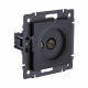 Розетка TV (папа), черный матовый Kollinger REA-007BM для Aspekt, Eleganz, Reflex