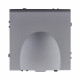 Розетка штепсельная SCHUKO 16A/250 В с крышкой, серый Kollinger Eclipse EC-015GY