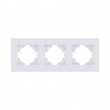Рамка 3-постовая, белый Kollinger Eleganz Acryl EA3WH