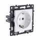 Розетка штепсельная SCHUKO 16A/250 В, белый Kollinger Asthetik AS-014WH
