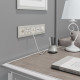 W1179513/ Накладка для розетки USB (перламутровый рифленый)