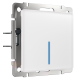 W4510001/ Сенсорный выключатель одноклавишный с подсветкой 1000 Вт (белый)