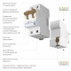 W922P256 / Дифференциальный автомат 1P+N 25 A 30 mА 6 kА C А
