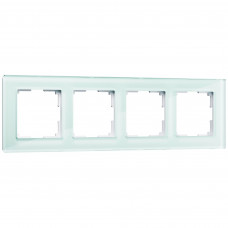 WL01-Frame-04 / Рамка на 4 поста (натуральное стекло,стекло)