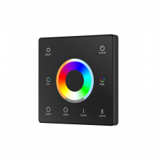 RGB+CCT настенный пульт дистанционного управления, 1 зона, черный, зона охвата 30м