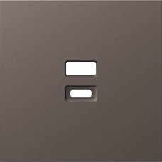 Накладка для розеток USB, мокко, серия S08