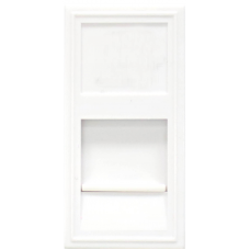 Розетка DEC RJ45 UTP кат.5e, 1мод., бел. (22.5х45мм)